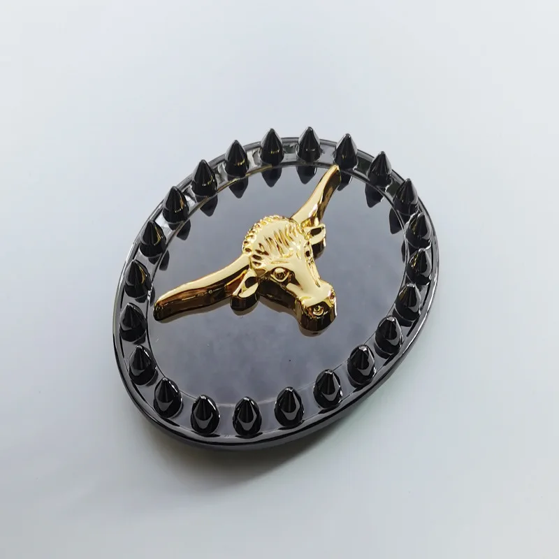 

Пряжка из цинкового сплава с большой бычкой в стиле панк, пряжка для ремня в популярном европейском и американском стиле