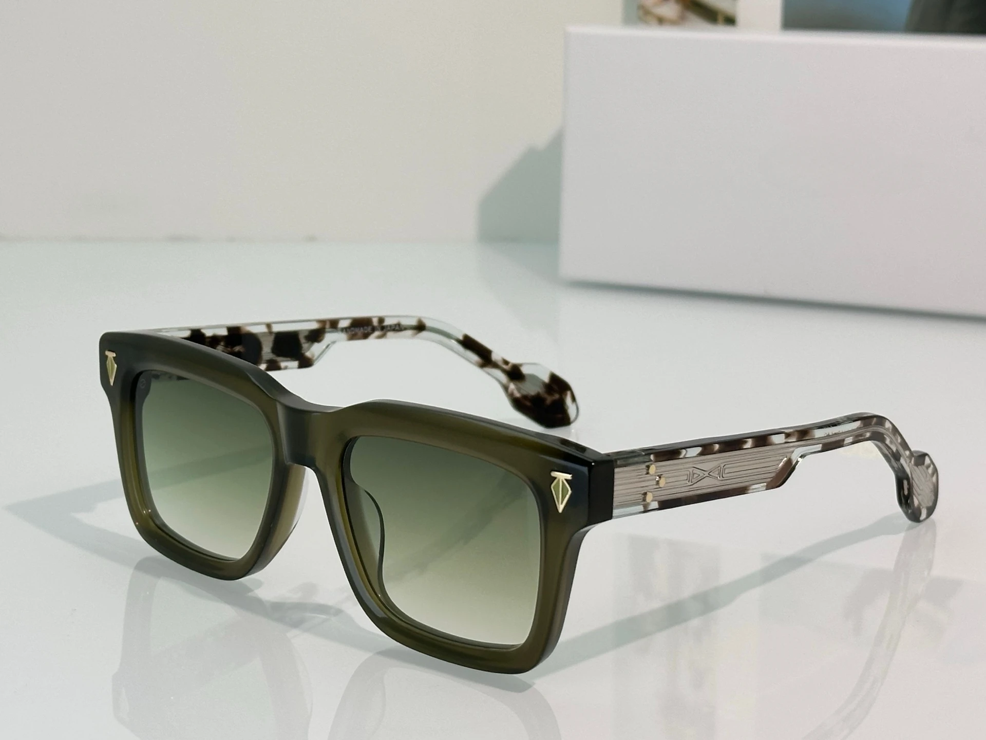 

H1 квадратные мужские солнцезащитные очки, толстые ацетатные UV400, модные брендовые дизайнерские солнцезащитные очки для улицы, качество премиум-класса lentes de sol mujer