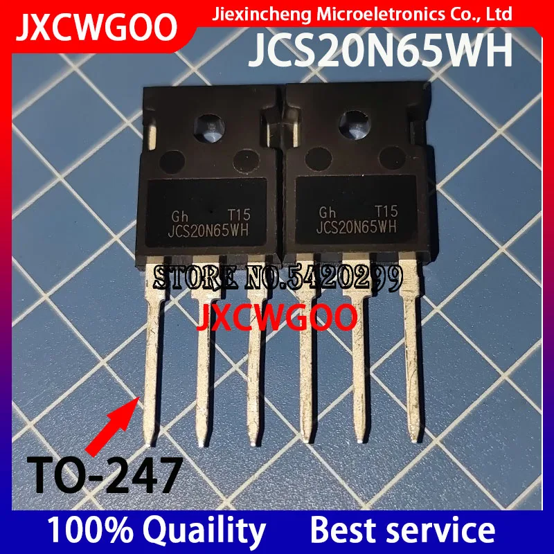 10PCS JCS20N65WH JCS20N65 20N65WH 20N65 TO-247 20A/650V MOSFET TO247  New original