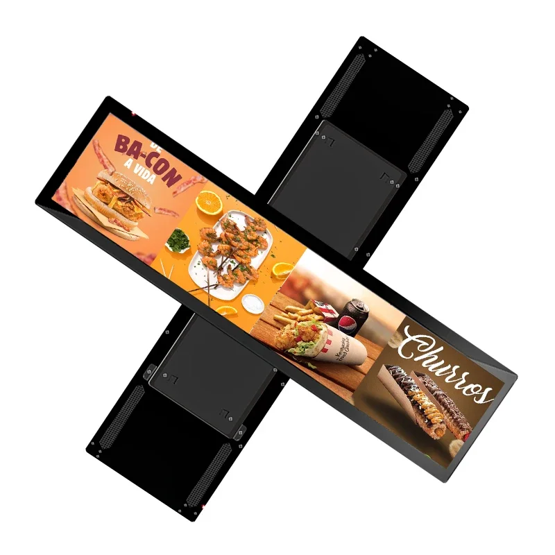 Panel board Ultra slim long size stretch  LCD display screen multi sizes till 86 inch advertising Screen