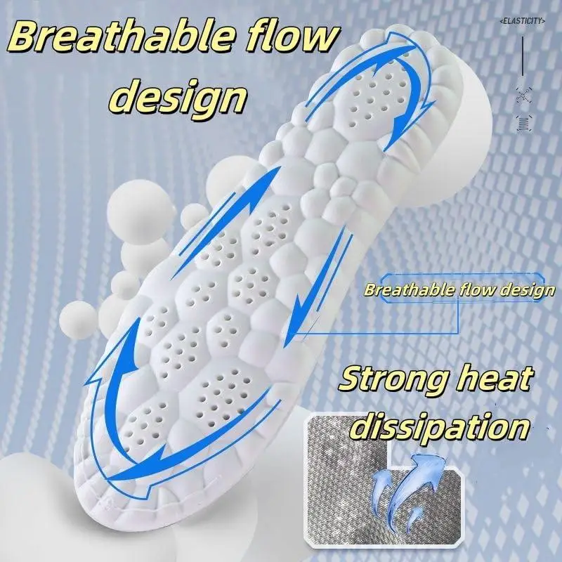 

Viral Foot Saver! Elastic Sweatproof Insole - Odor-Free & Light. Walk Pain-Free All Day! Must-Have!
