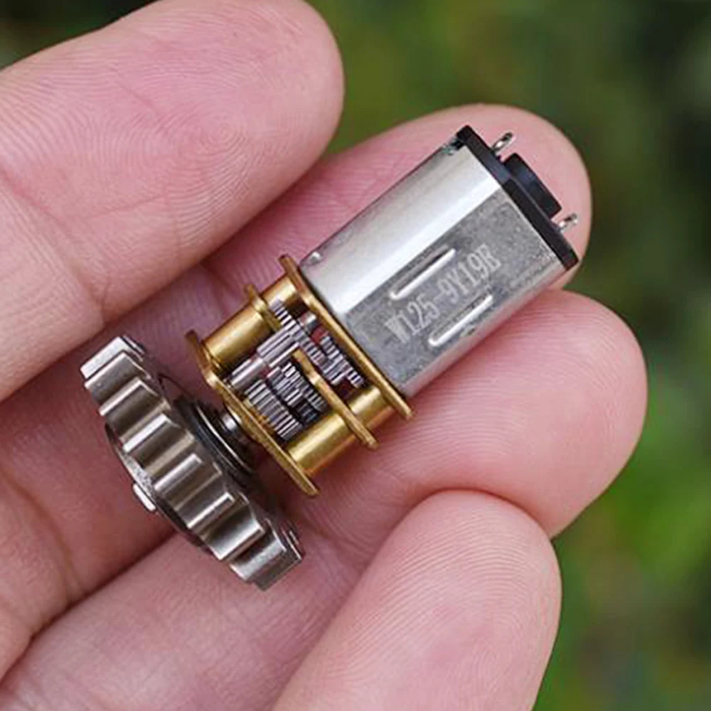 DC 3-6V N20 Micro Metall Getriebe Motor mit Zahnrad DC Motor Reduktion Verhältnis 1:212 48RPM-96RPM Langsam Geschwindigkeit Große Drehmoment Für RC Auto