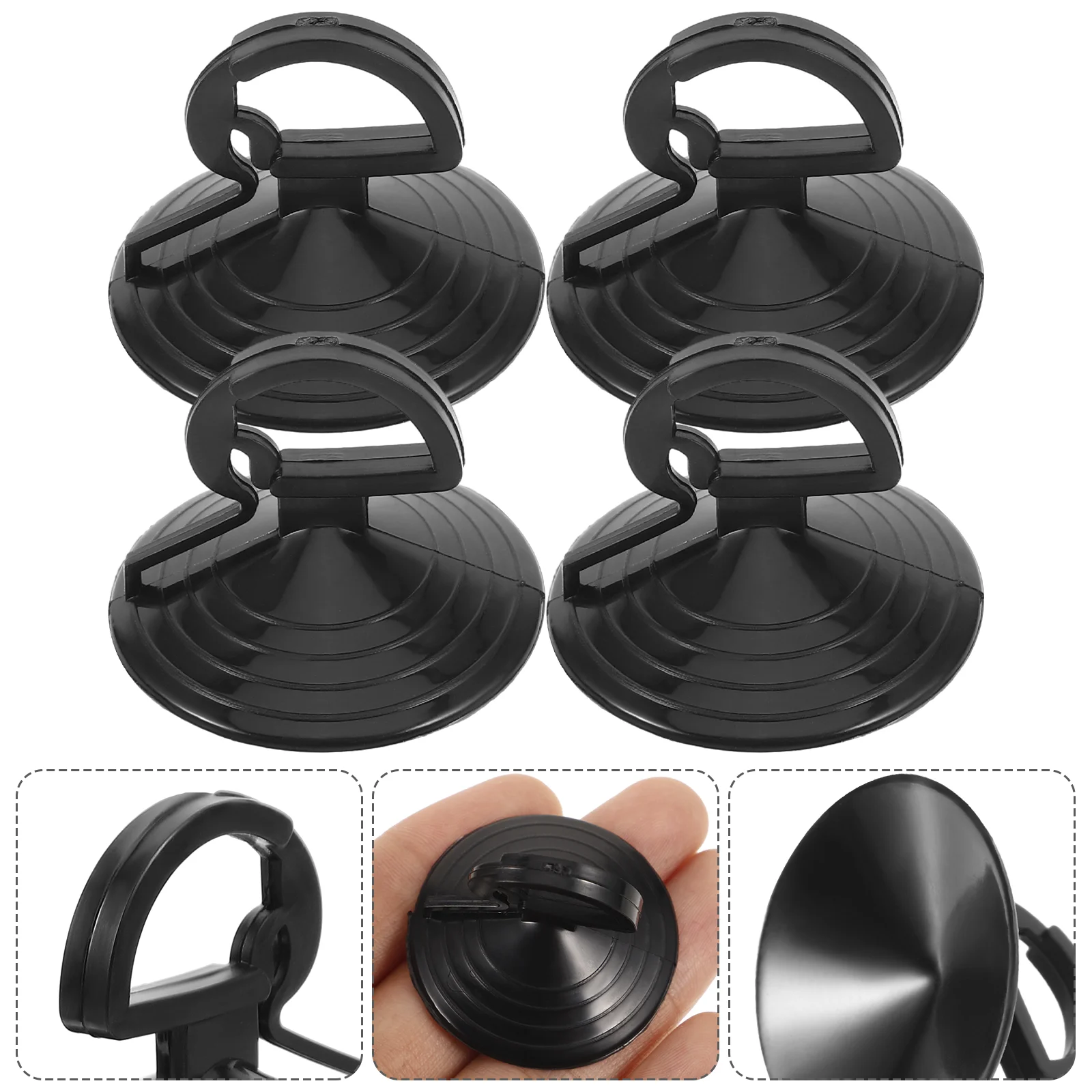 10 Pcs Mini Light Bulb Suction Cup Bulbs Silicone Extractor Black Lightbulb Replacing Tool Cups