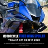 오토바이 액세서리 고정 날개 페어링 Yamaha YZF R6 2017-2022 용 소형 Winglets 스포일러 공기 역학적 날개 4