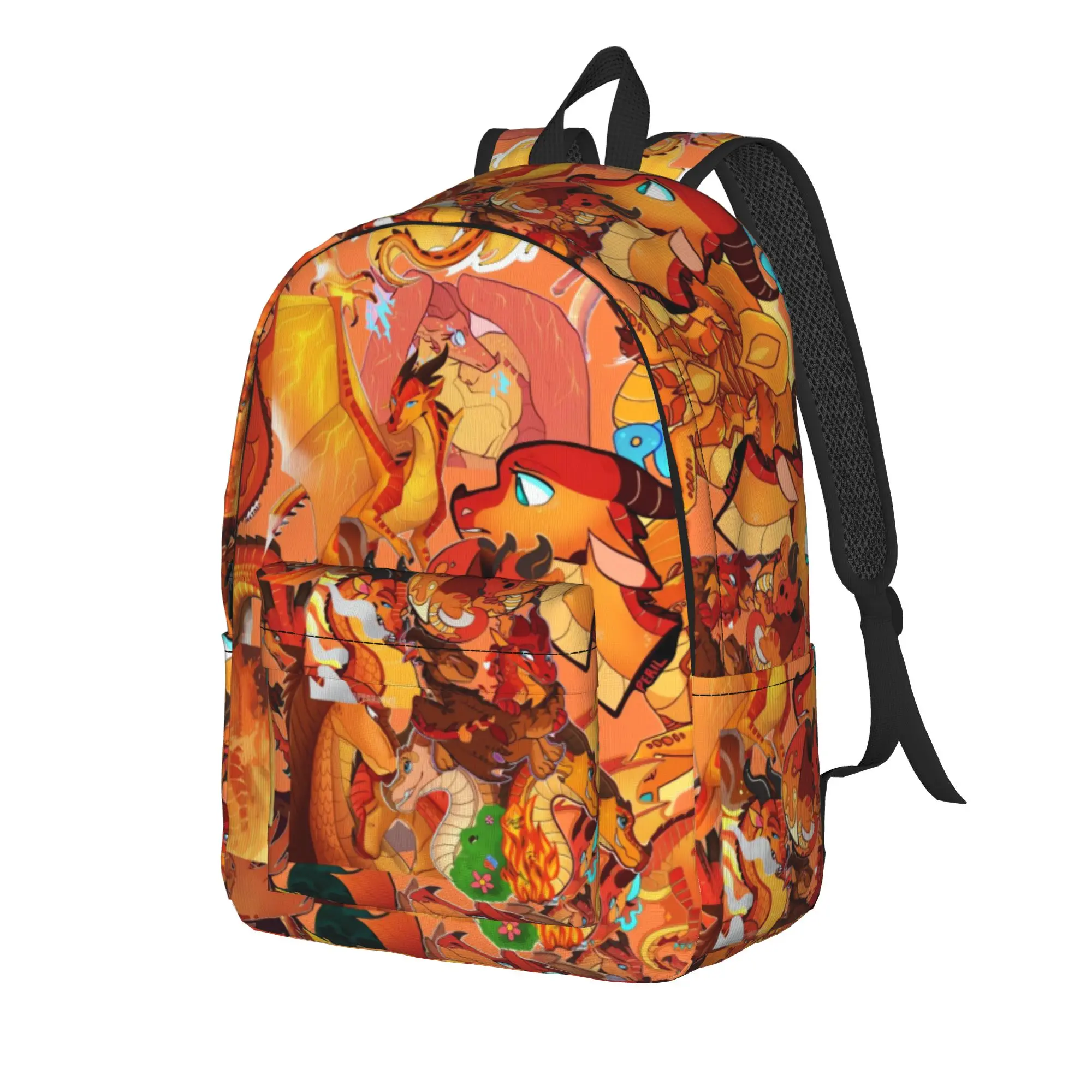 Wings of Fire Backpack  University Backpacks Girl Custom Print School Bags Kawaii Rucksack