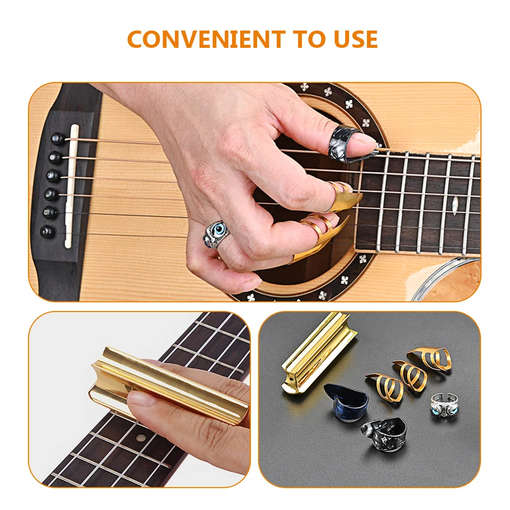 

Thumb Shrapnel Ring Guitar Finger Protectors Accessories Musical Instruments Parts Pick Golden Retriever