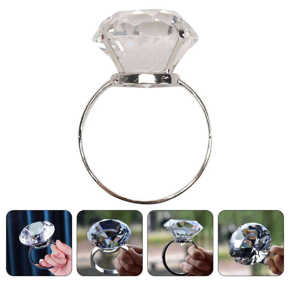 

Ring Prop Simulation Wedding Large Engagement Decoration Anniversary Party Supplies Wedding Anniversary Simulated Rings
