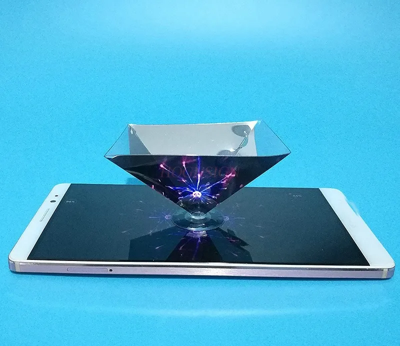 

DIY holographic projector pyramid imaging physical optics experiment children's science experiment small production play