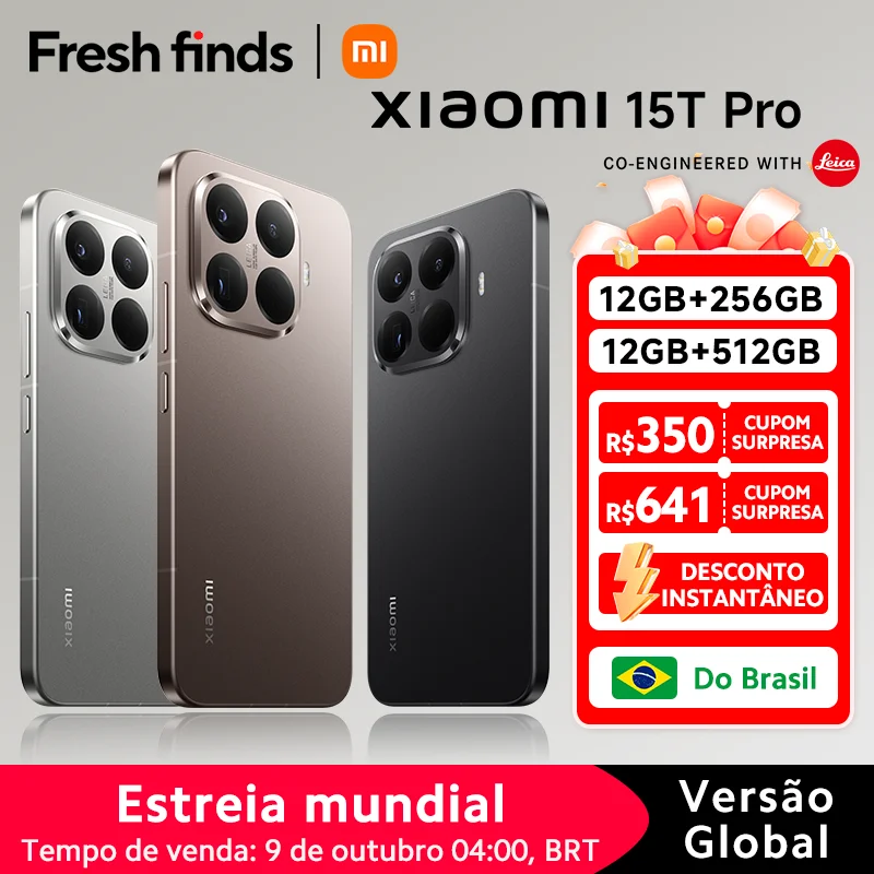 كاميرا World Premiere Xiaomi 15T Pro 5G الذكية 50 ميجابكسل Leica كاميرا MTK الأبعاد 9400+ 6.83 بوصة الإصدار العالمي 90 وات HyperCharge 5500 متر