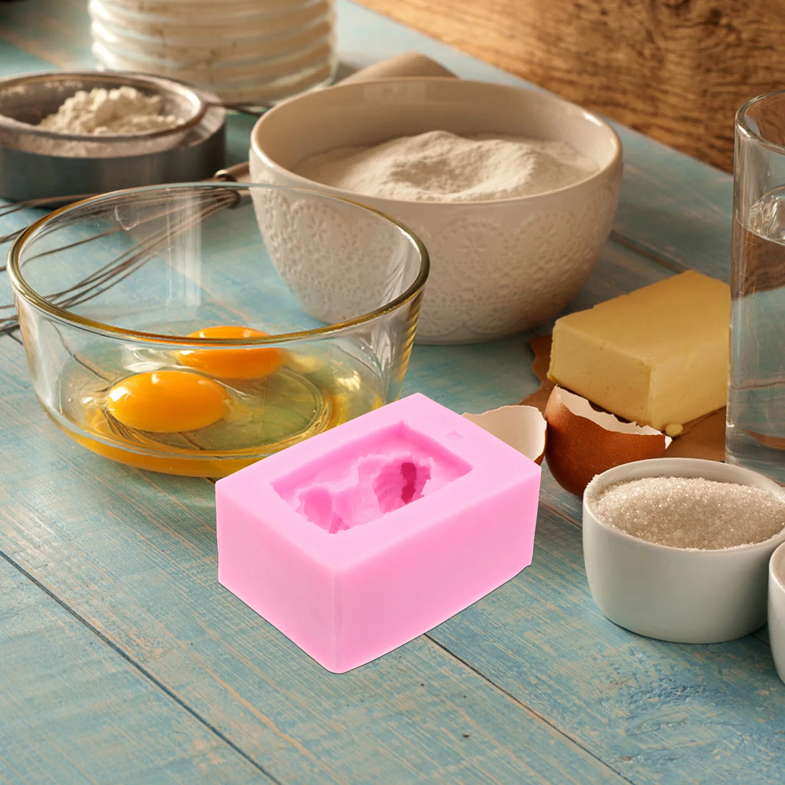 

Silicone Cake Mold Pink Baking Dessert Craft Fondant Tool Flexible Reusable Chocolate Decorations Wedding Party Supplies DIY