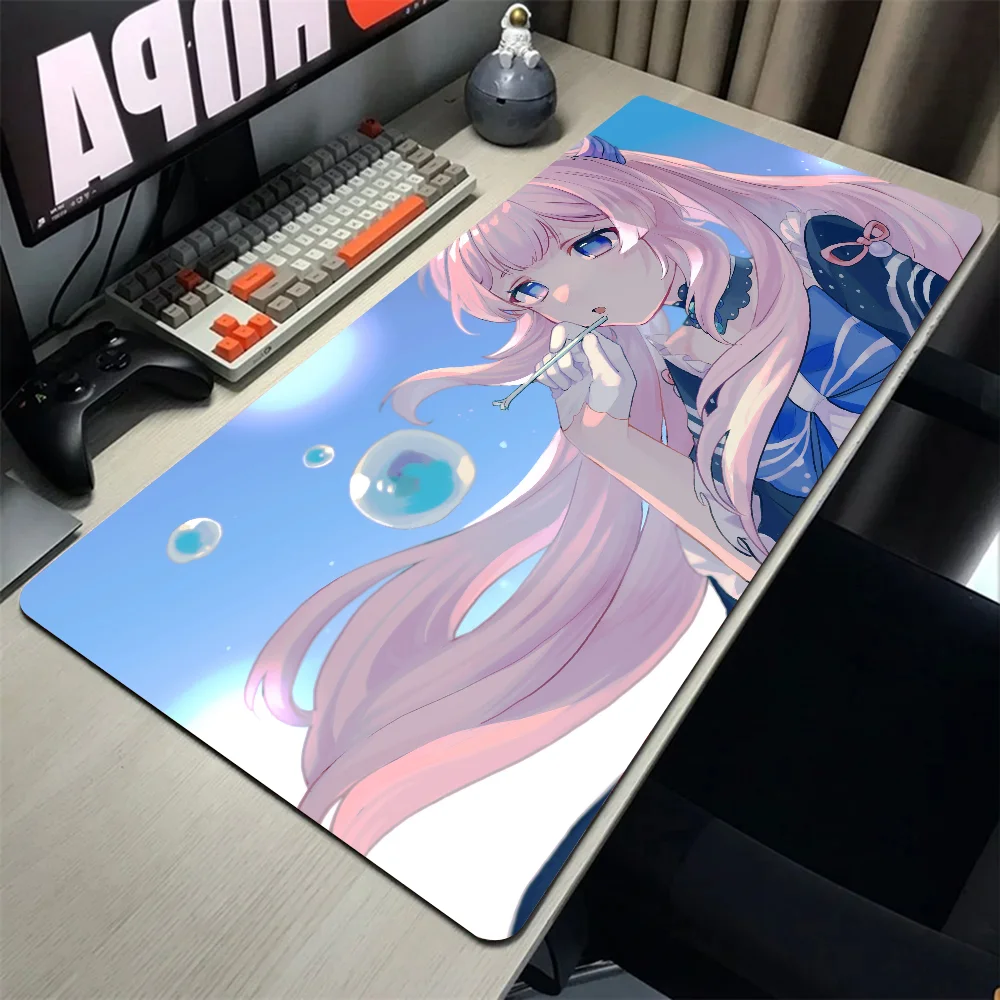 

Коврик для мыши Sangonomiya Kokomi, Настольный коврик для мыши с подкладкой, игровые аксессуары, Prime Gaming XXL, коврик для клавиатуры