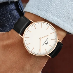 Erkek basit moda izle arama 40mm DW aynı Model 316L paslanmaz çelik japon GL20 hareketi