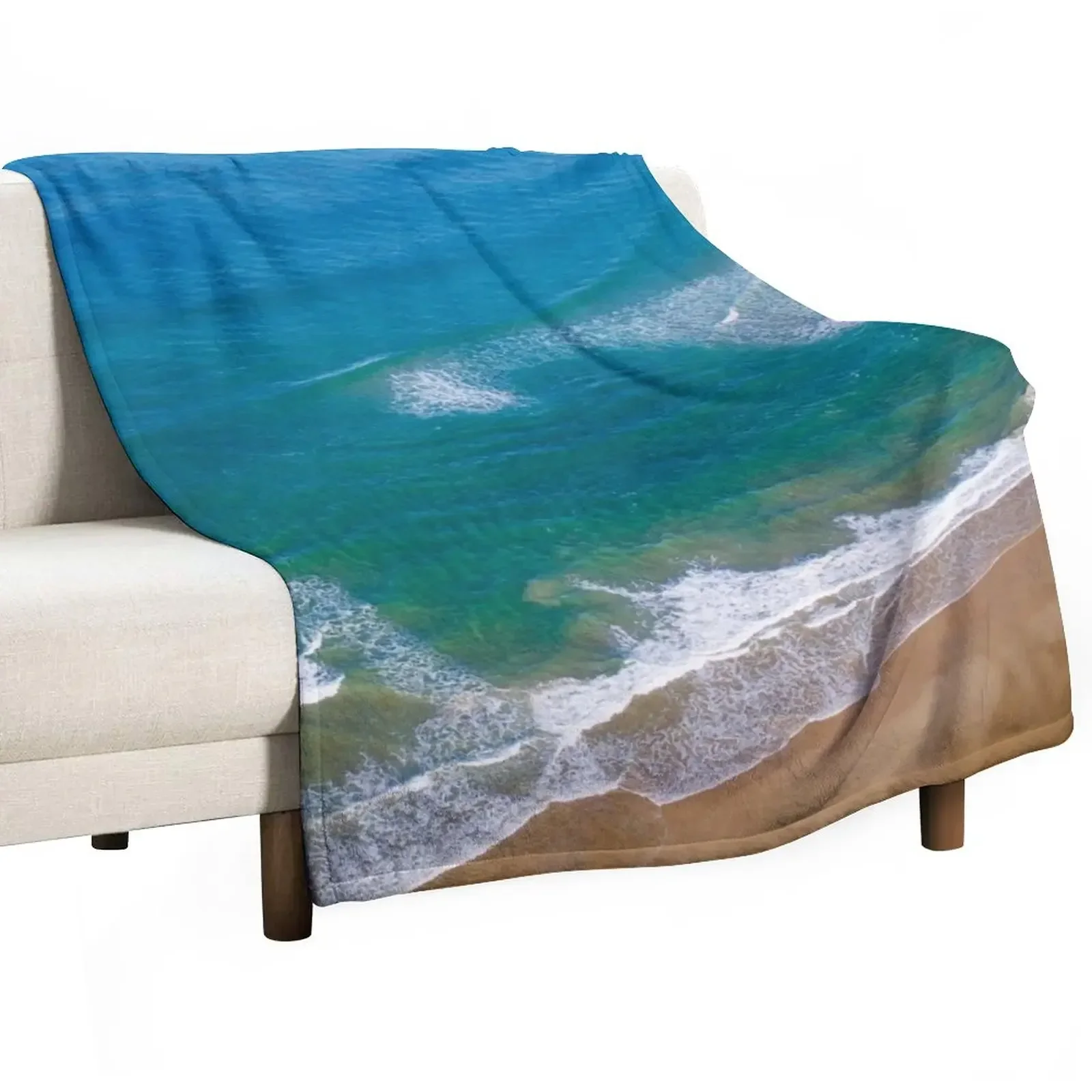 

Blue Sea Throw Blanket decorative Plaid on the sofa Blankets