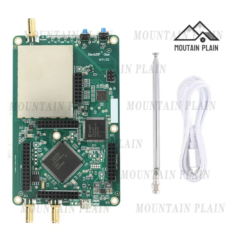 SDR Development Board with USB  Antenna 1MHZ-6GHZ Hackrf one R9 Open Source Hardware