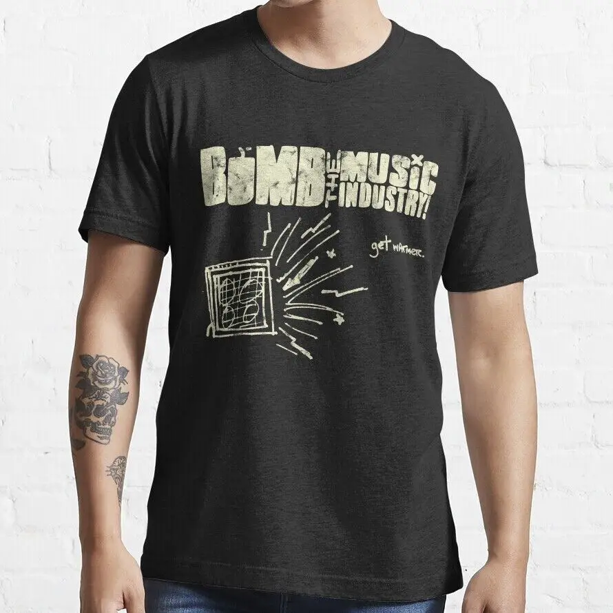 HOT! Bomb The Music Industry Graphic T-shirt Size S-5XL