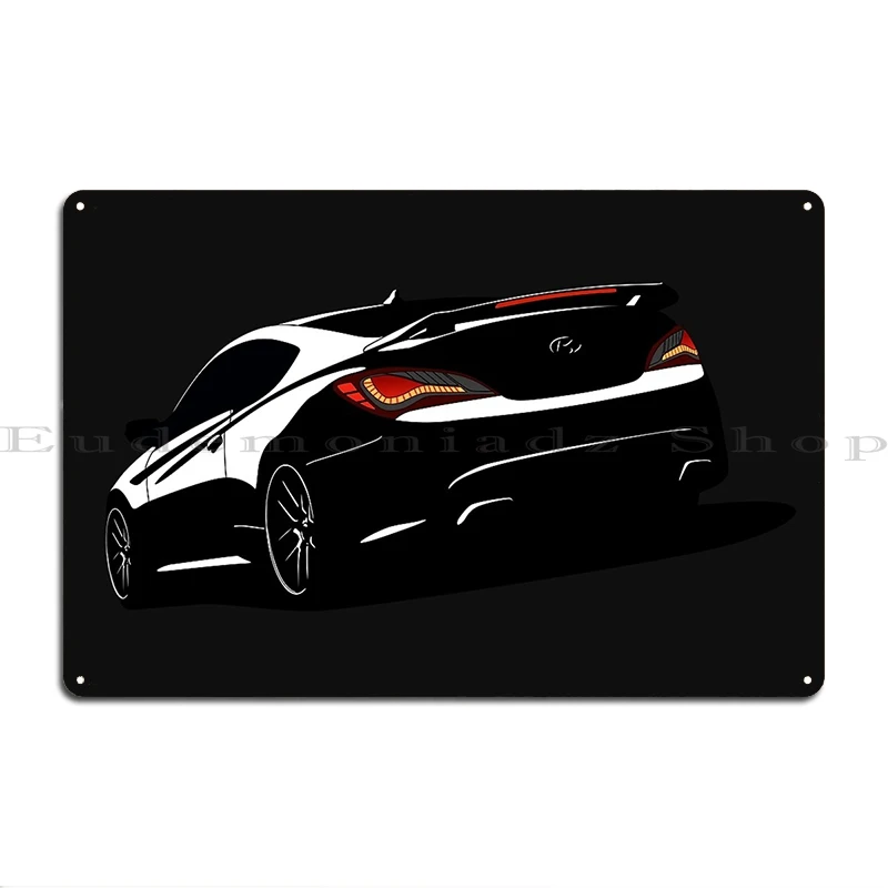 Genesis Coupe Metal Signs Printing Iron Club Vintage Pub Tin Sign Poster