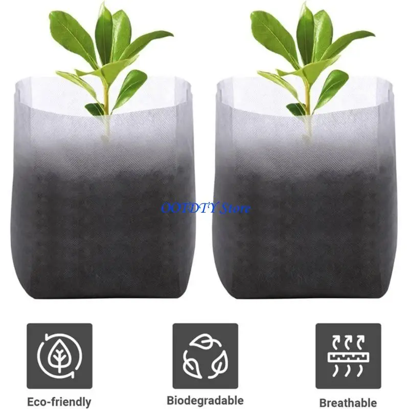 367A Indoor Germination  Bags Nursery Plant Grow Bags Flower Planting Bag 100x