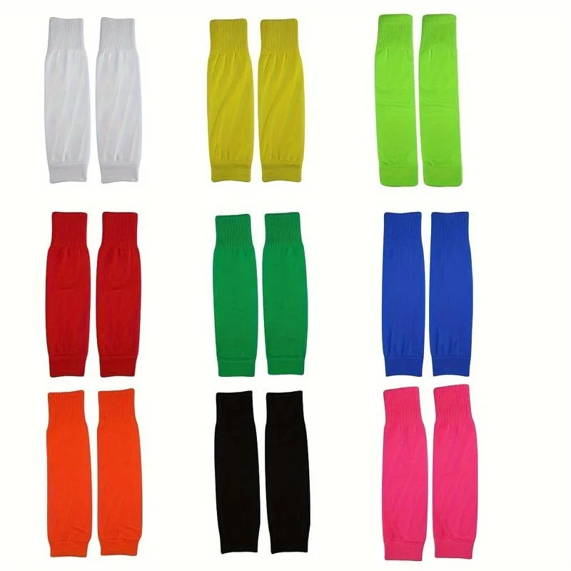 fooall-leg-guard-socks-football-protective-compression-calf-length-compression-fabric-sports-fitness-exercise-leggings