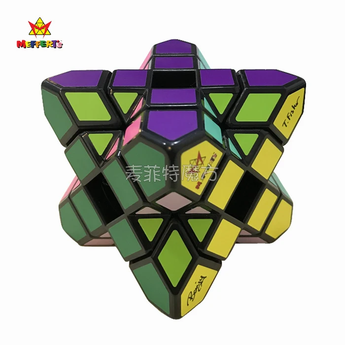 

Meffert's Strange-shape Puzzle Cube Genuine Tony Hollowed-out Diagonal Rotating Magic Cube for Students and Adults Gift for Kid