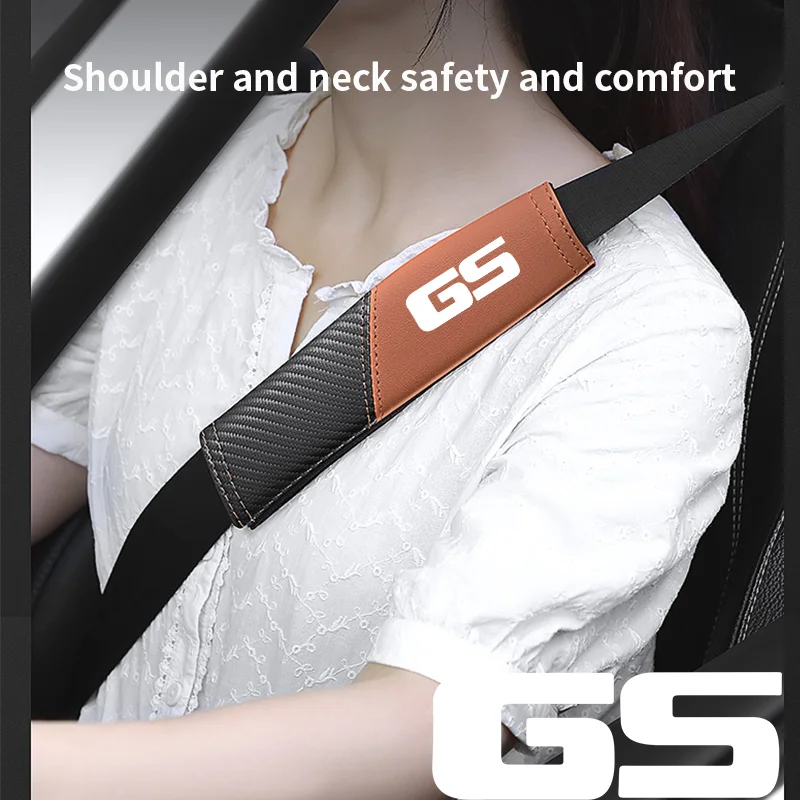 1Pcs car seat belt cover shoulder pad interior accessories for Lexus Gs