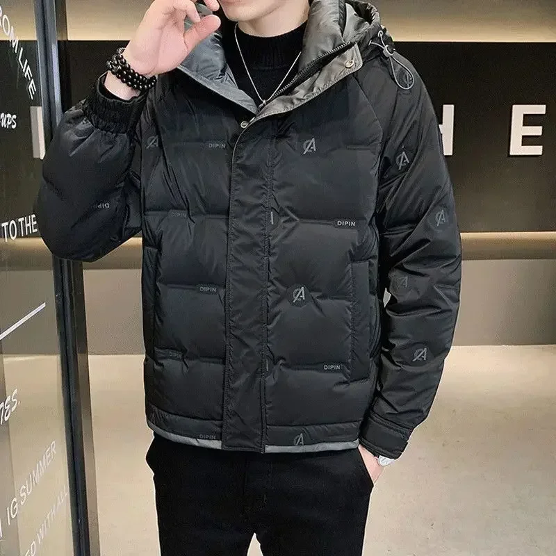 Thick Warm Winter Down Coat for Men New In Korean Reviews Many Fast Delvery Work Hoodie Jacket Man Harajuku Luxury Designer Cold