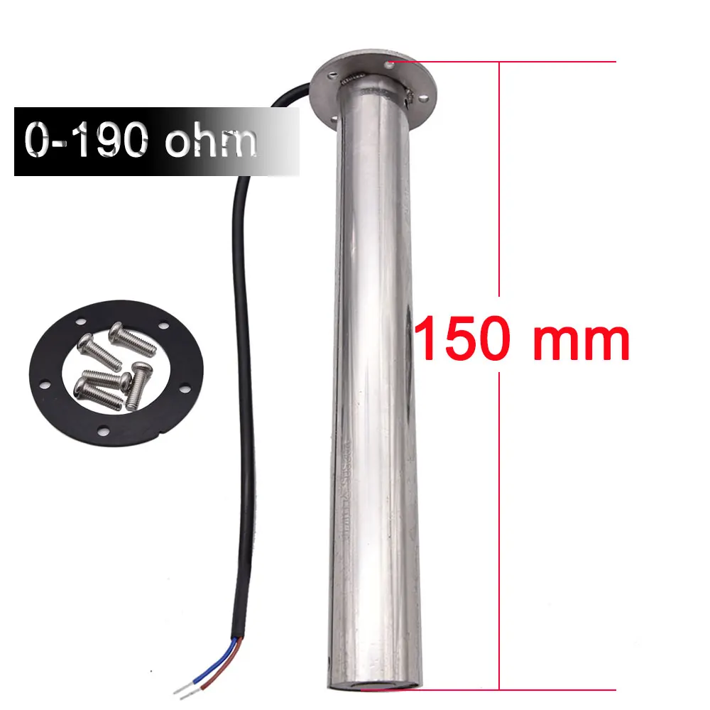 150mm~550mm Sewage Level Gauge Sensor Marine Boat Car Fuel Sender Unit Water Level gauges 0-190 240-33ohm water level customized image 3