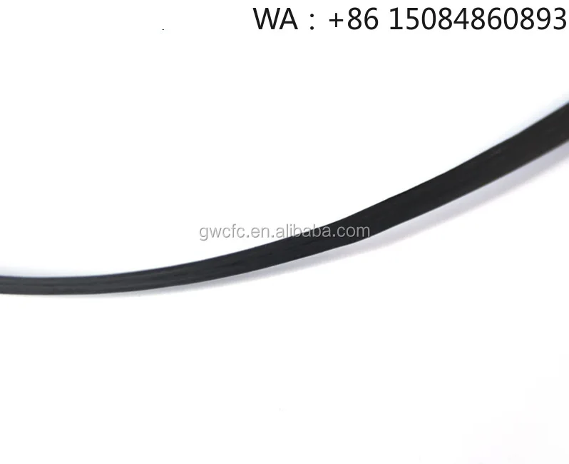 Fitas de Fibra de Carbono Unidirecionais Pré-impregnadas com Epóxi de Alta Resistência, Larguras de 5mm, 7mm e 10mm para Fabricação de Compósitos