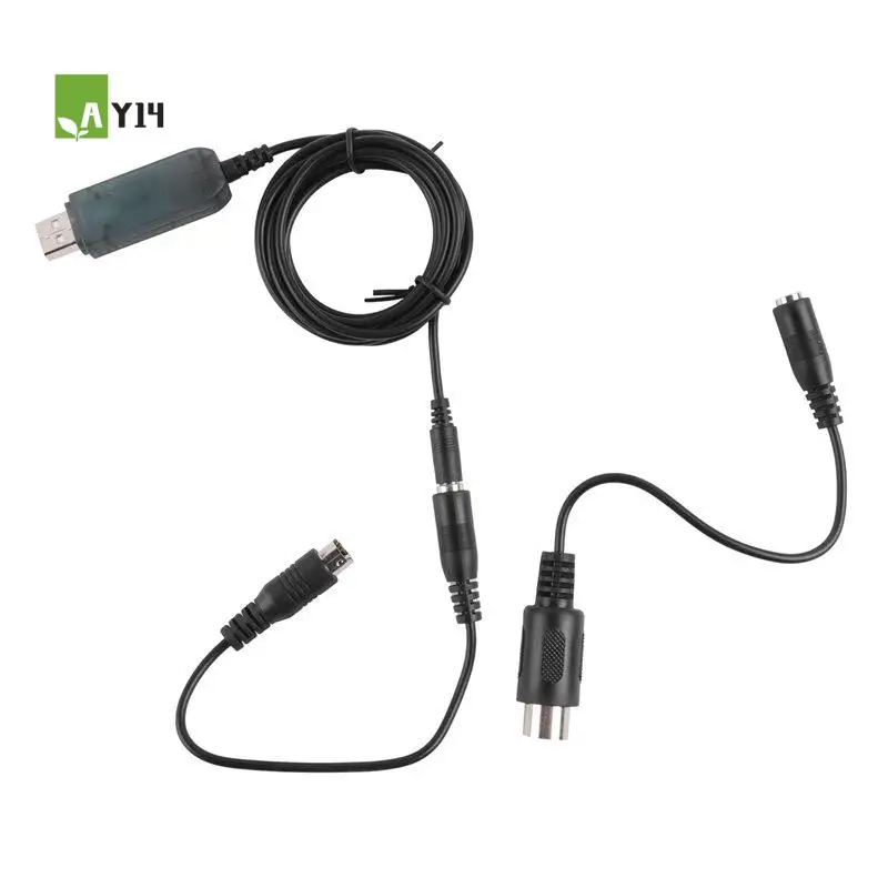 AY14 -RC USB Flight Simulator FMS Cable For FLYSKY FS-SM100 SM100 For FS-I6 I10 I6X FS-T6 FS-CT6B TH9X RC