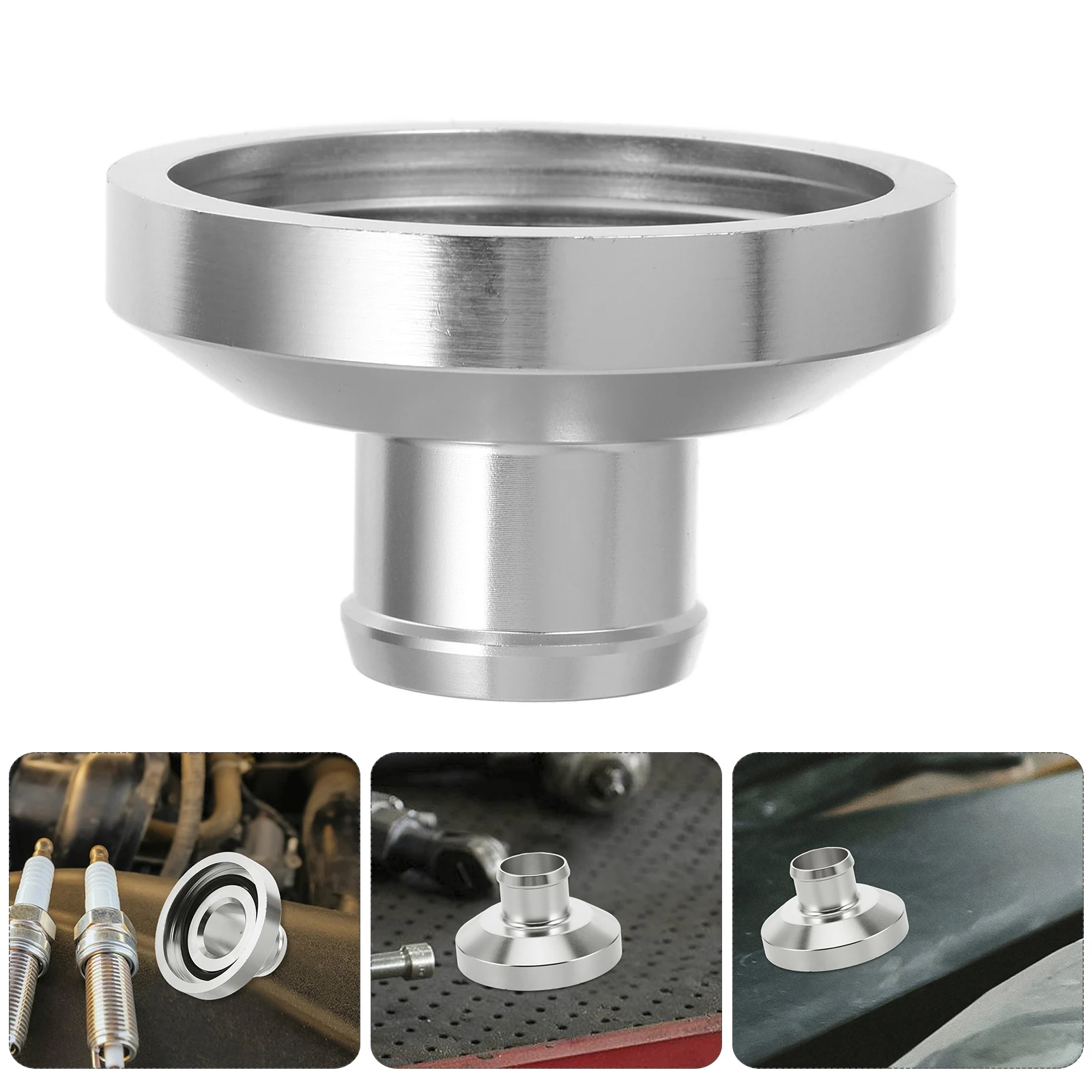 

Aluminum Alloy Turbo Pressure Relief Valve Universal Car Engine Adapter Flange Valve Base For Turbocharger Boost Release Auto