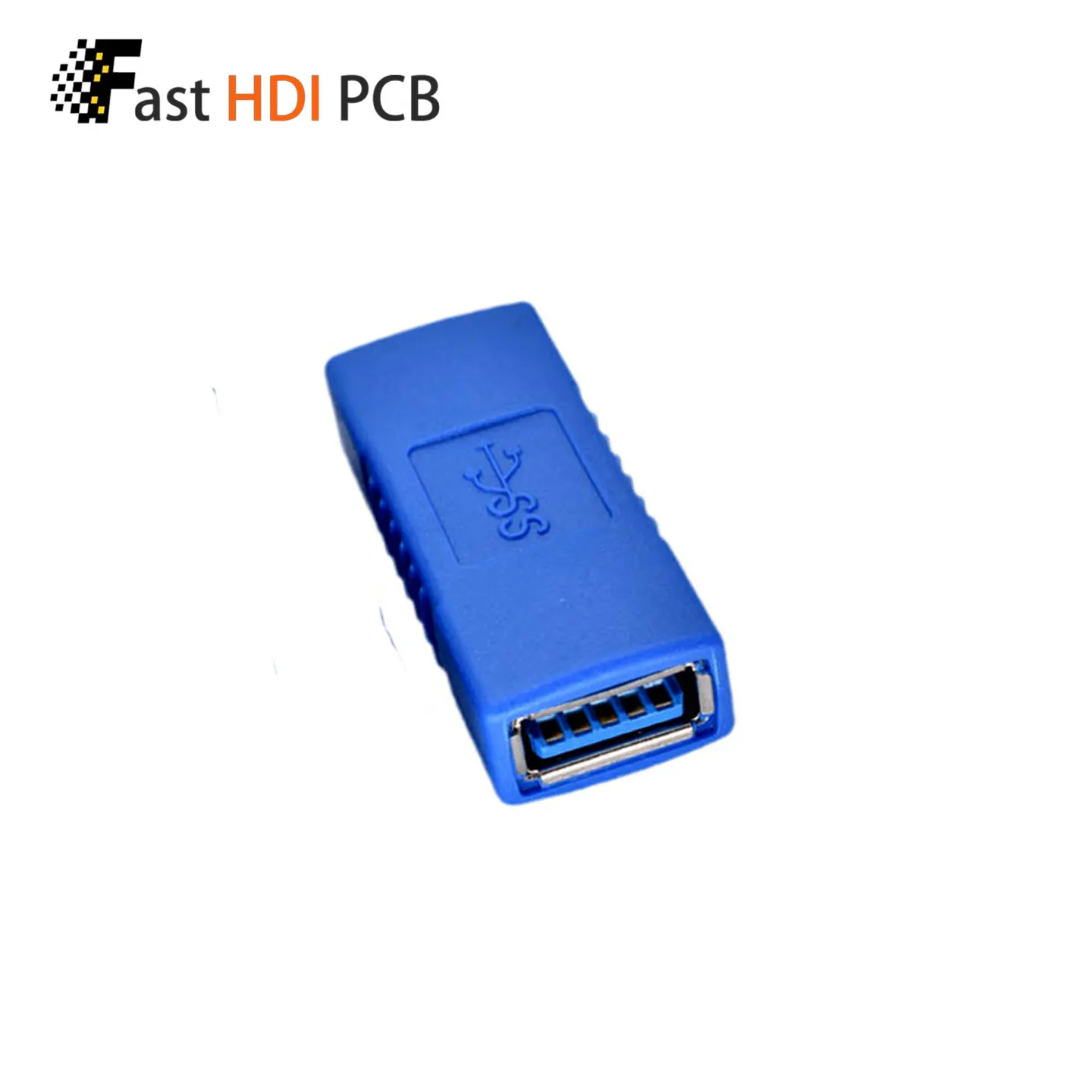 USB 3.0 Female to Female Adapter Double USB A Coupler Straight Connector for Extending Two USB Cables Not for OTG Compatible 2.0