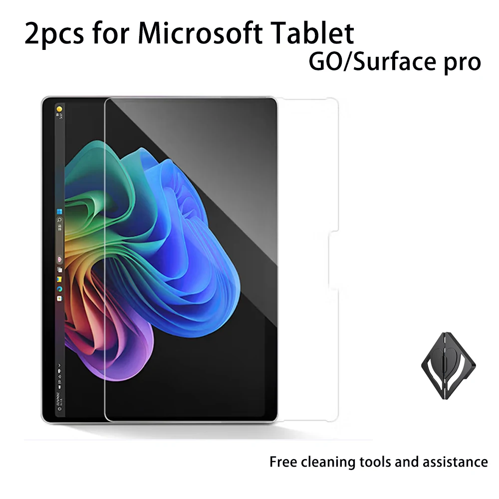 2PCS Tempered Glass Protective For Microsoft Tablets Surface Go/GO2/GO3/GO4 High-Definition Scratch-Resistant Screen Protector