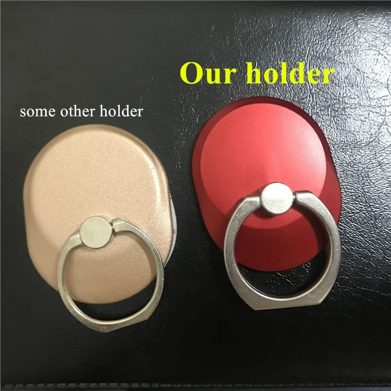 Reusability Oval Finger Ring Smartphone Stand Holder Mobile Car Phone Holder Stand 360 Degree For iPhone 11 All Smart Phone