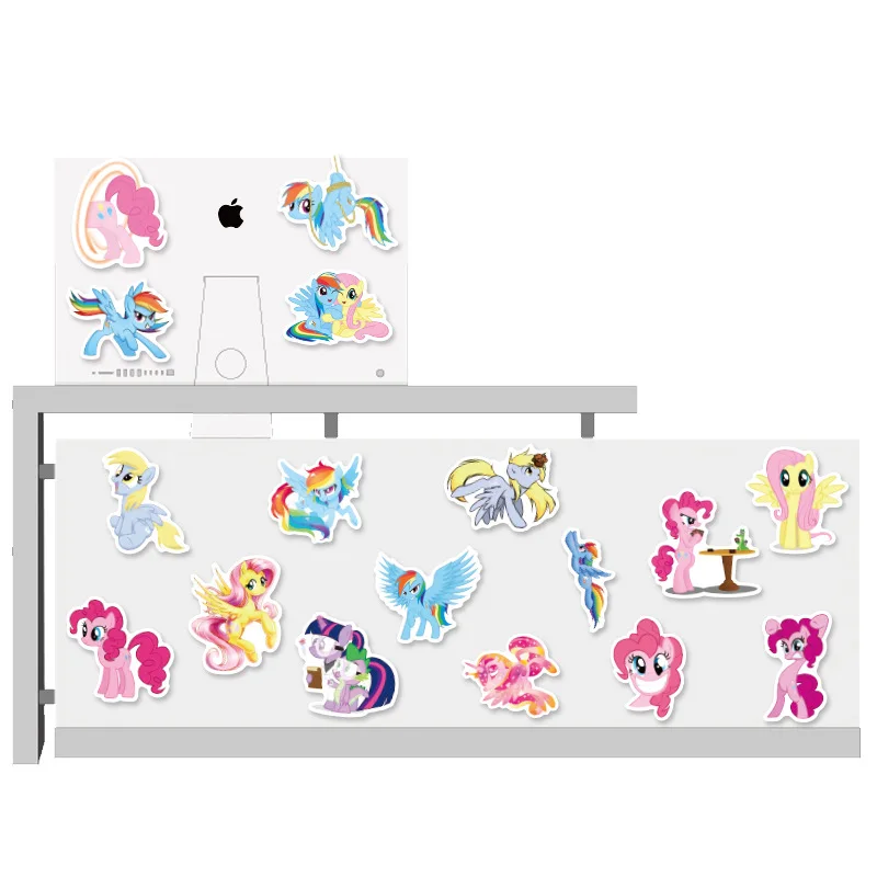 50Pcs Pony Stickers Cute Cartoon Stickers Mobile Phone Cup Notebook Waterproof Decorative Hand Account Stickers image 5