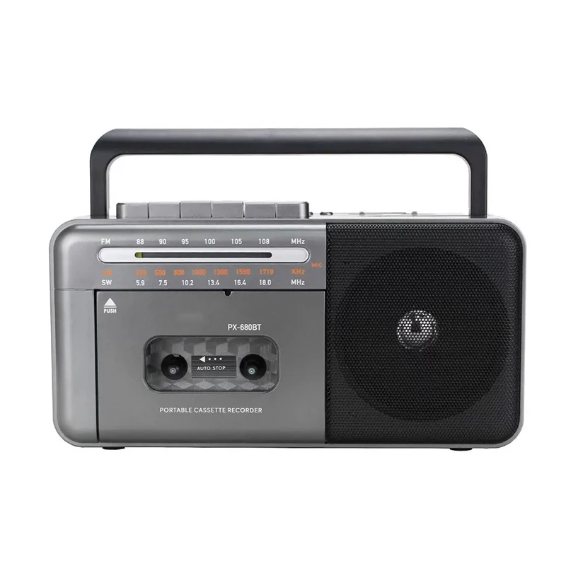 

Cassette Tape Player Bluetooth Speaker Bluetooth Cassette Tape Player Portable Retro Look FM AM SW Radio Rechargeable for Home