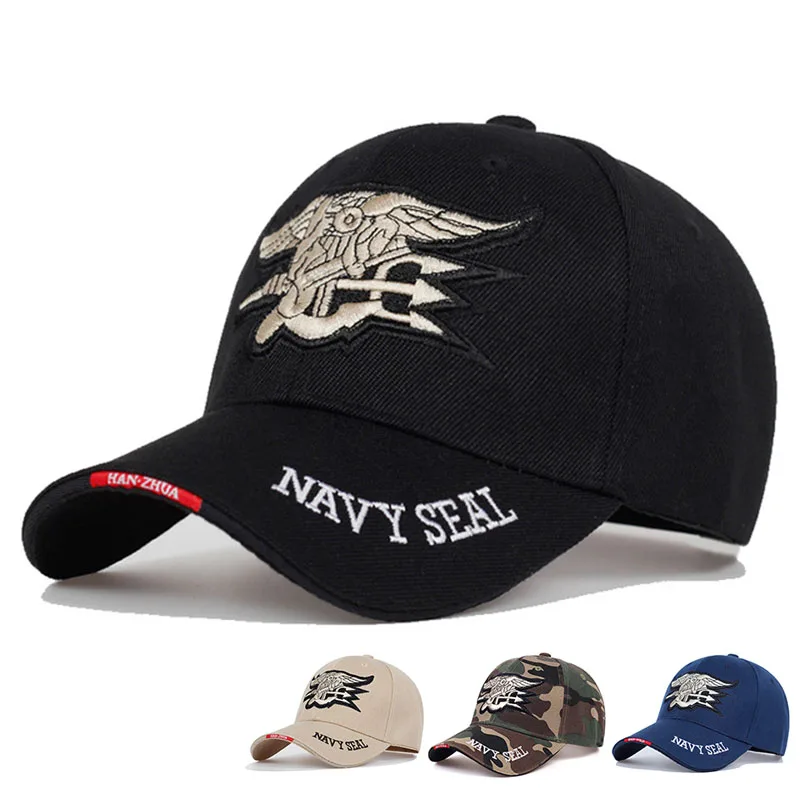 Unisex Seal Assault Team Embroidery Baseball Caps Spring and Autumn Outdoor Adjustable Casual Hats Sunscreen Hat