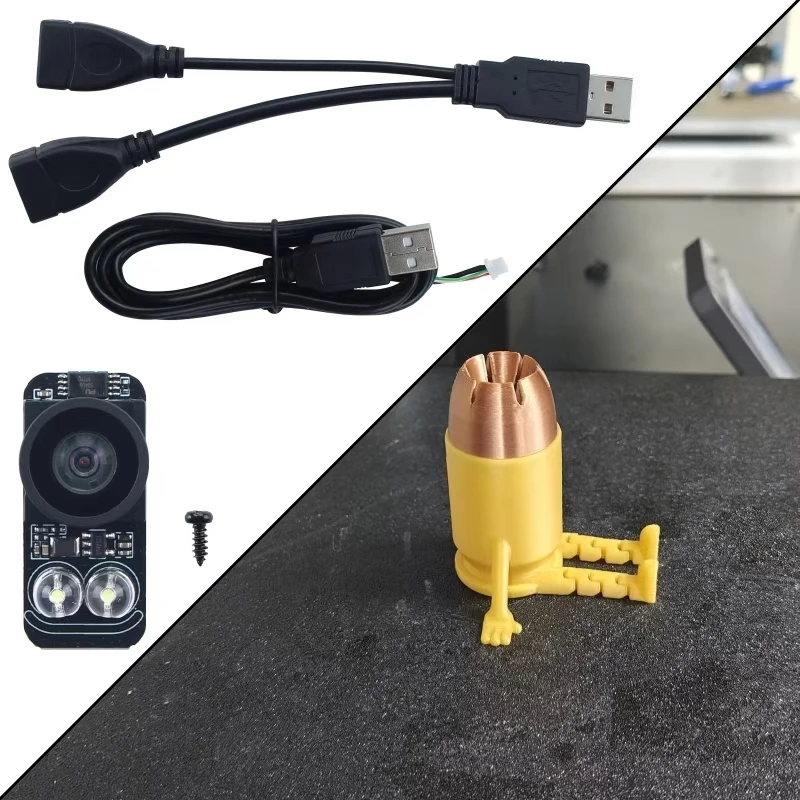 For Kobra 3 K3C K3M K3MC 3D Printer Replacement Accessories Camera High Resolution for Anycubic Kobra K3 Series 3D Printer