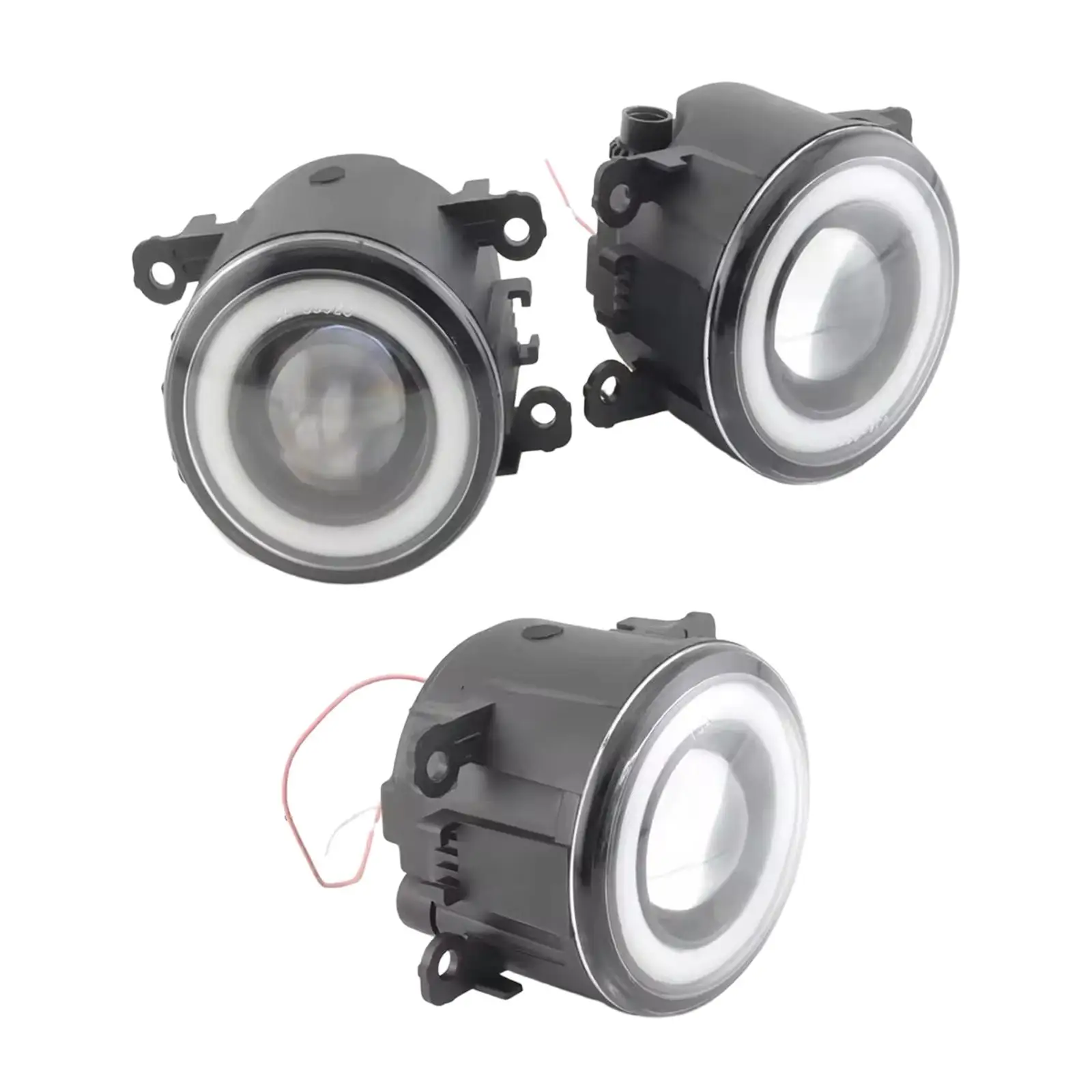 

Светодиодные противотуманные фары DRL в сборе, дневные ходовые огни «ангельские глазки» для Jimny JB43 2018 2020, автомобильное освещение, передний аксессуар