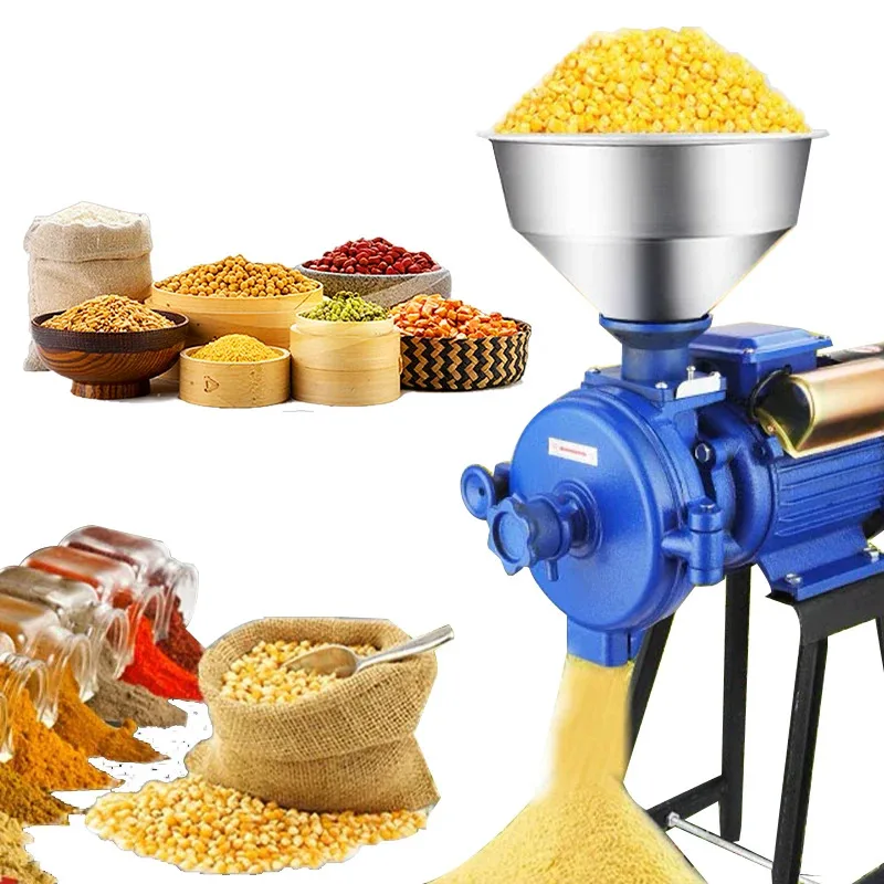 

Farm Machinery Handle Portable Beans Machine Rice Mill Grinder