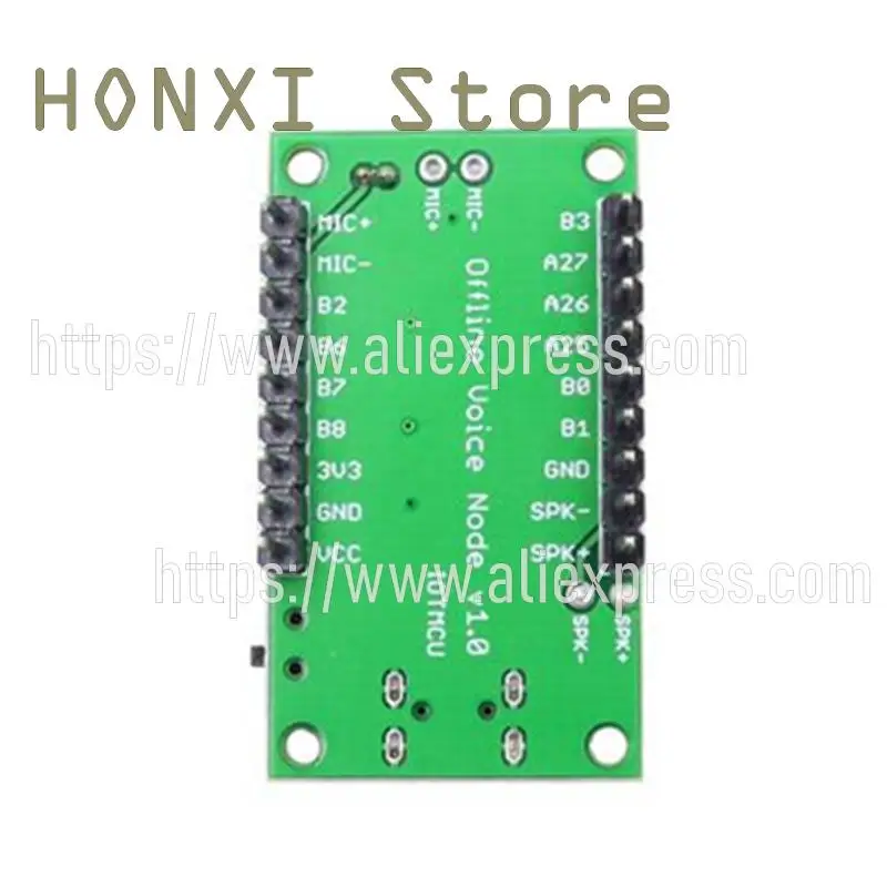 Módulos De Controle Inteligente Para O Reconhecimento De Fala, AI Recognition Switch, voz offline Acoustic Development Board, 1Pc