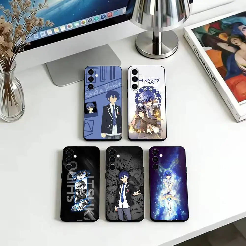 Anime Date a Live Itsuka Shido  Phone Case Black Silicone Soft For Samsung Galaxy A73,A72,A71,A70,A53,A52,A51
