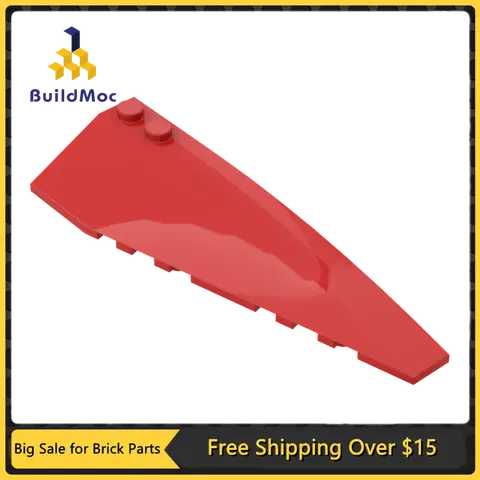 MOC 부품 50956 웨지 커브 10x3 오른쪽 호환 벽돌, DIY 조립 빌딩 블록 입자, 아이 퍼즐 두뇌 장난감 선물, 1 개