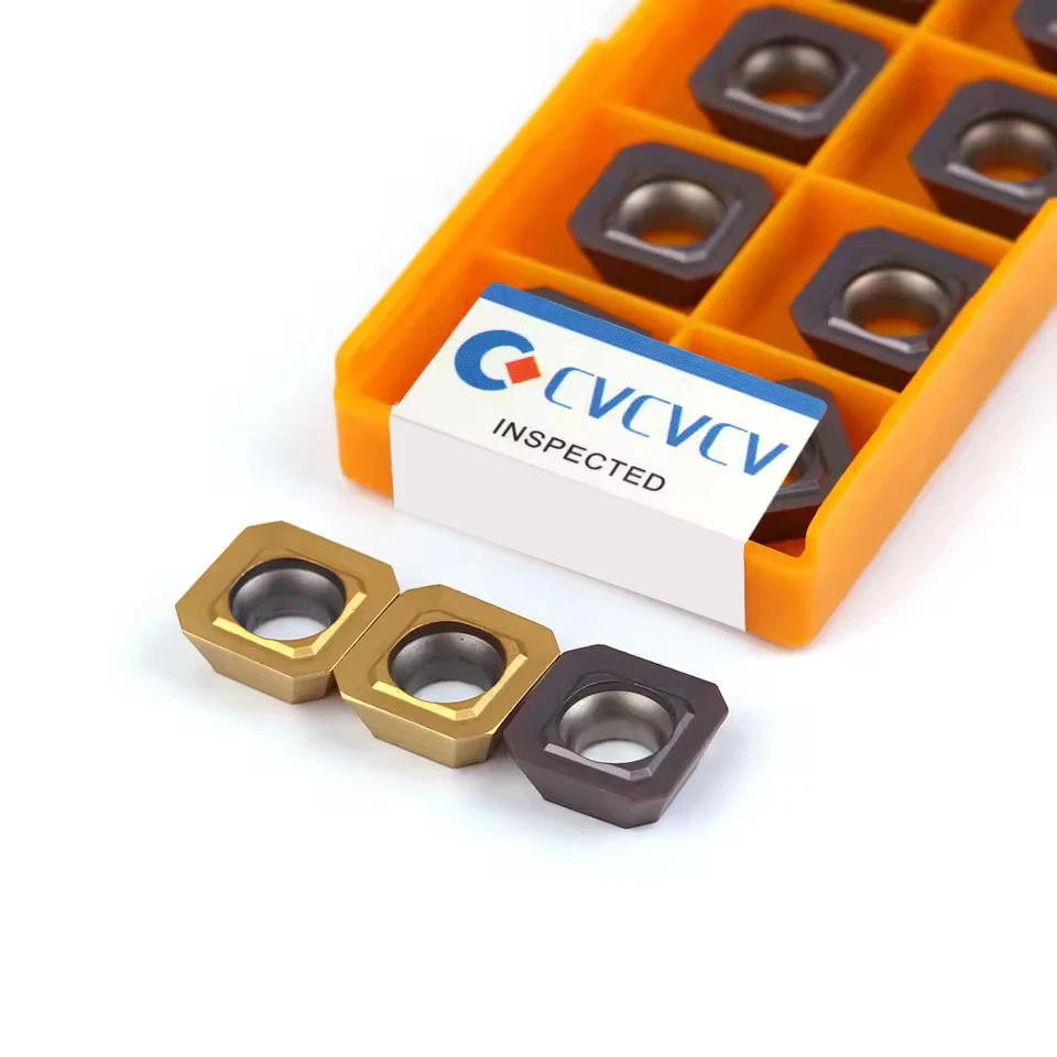 

Квадратные фрезерные вставки с ЧПУ SEKT1204AFTN-FK Обработка стали и нержавеющей стали Лезвия фрезерных станков Сменный инструмент с ЧПУ