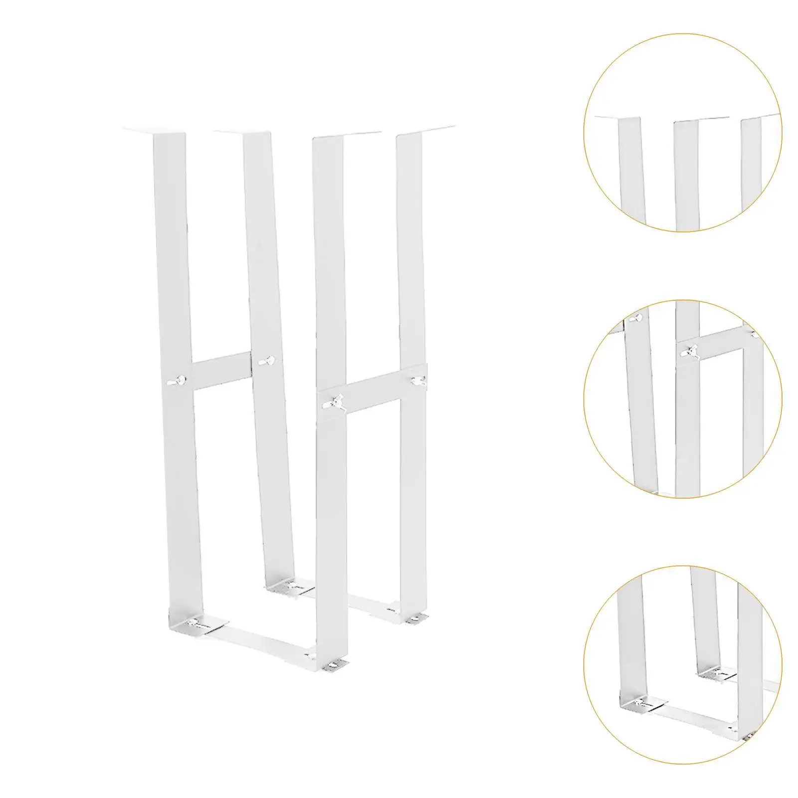 Computer Host Under Desk Mount Bracket Easy Installation Steel Accessories Space Saving Easy Access Adjustable Width CPU Bracket