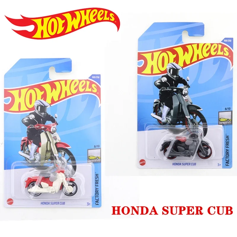 2022-169 Hot Wheels HONDA SUPER CUB Mini Alloy Coupe 1/64 Metal Diecast Model Car Kids Toys Gift