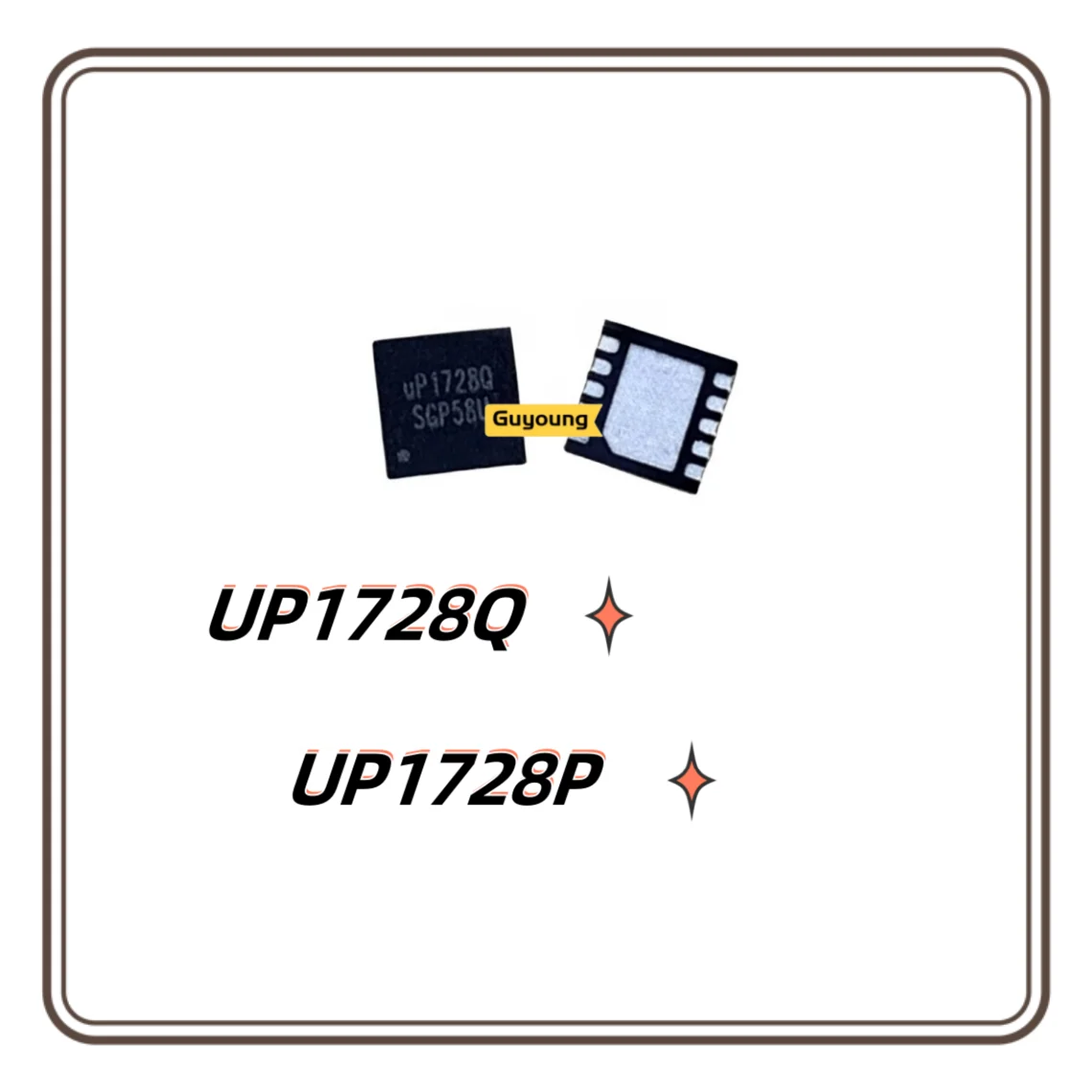 1pcs UP1728PDDA UP1728P UP1728QDDA UP1728Q UP17280 QFN10 Chipset