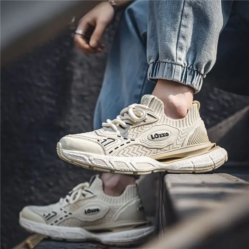 Unisex Fashion Sneakers Comfortable Breathable Waders Running Shoes Outdoor Lightweight Hiking Shoes Tennis Cross-training Shoes