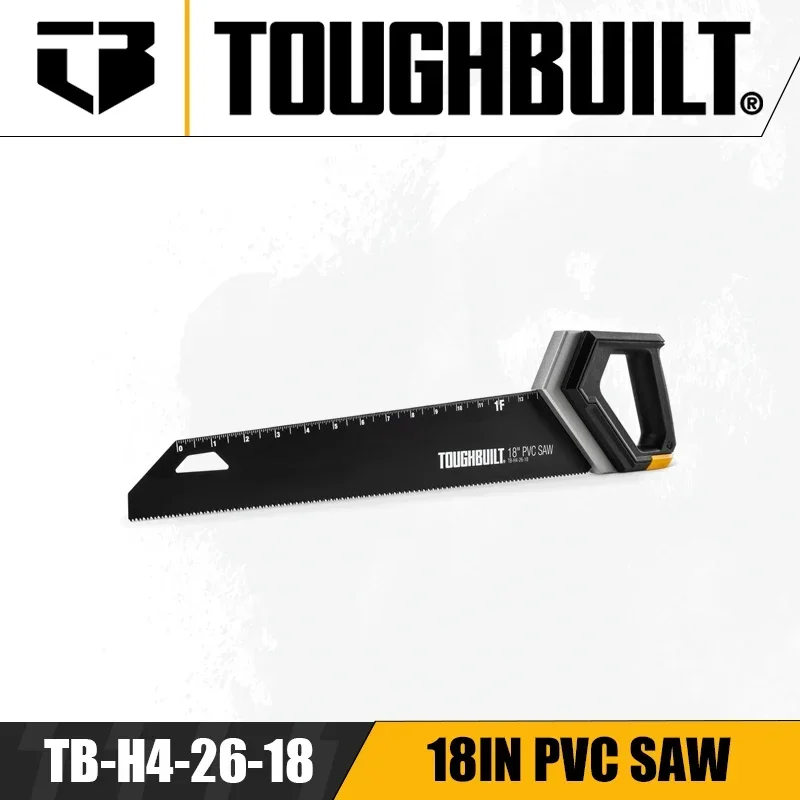 

TOUGHBUILT TB-H4-26-18/TB-H4-20-24 18in PVC Saw 24in Hand Saw Cutting Saw Pipe Hand Tools