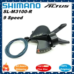 SHIMANO ALIVIO M3100 9V Shifter RAPIDFIRE PLUS - Right Shifting Lever - Clamp Band - 9-speed MTB bike Original parts