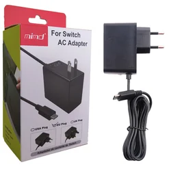 EU Plug Wall Travel Home Charge 5V 2.6A AC Adapter Charger For Nintendo Switch NS Game Console USB Type C Power Supply Charging