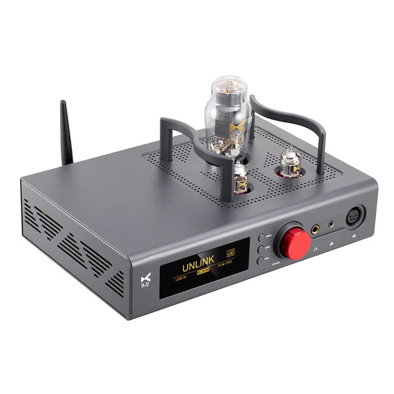 xDuoo TA-32 Bluetooth5.1 Electronic Tube HiFi DAC Headphone Amplifier 3000mW Balanced Output with 3.12-inch OLED Screen